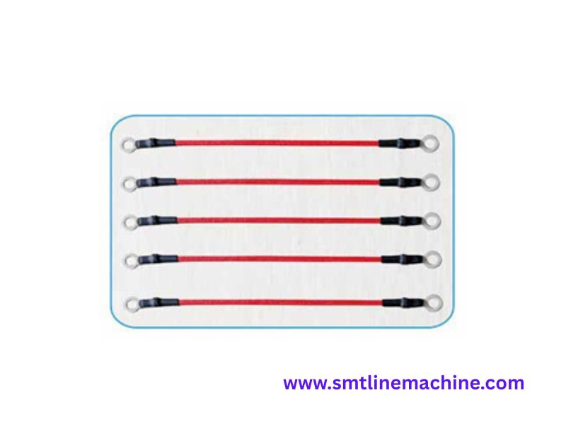 SA-8050B Fully automatic double head crimping heat shrink tubing machine