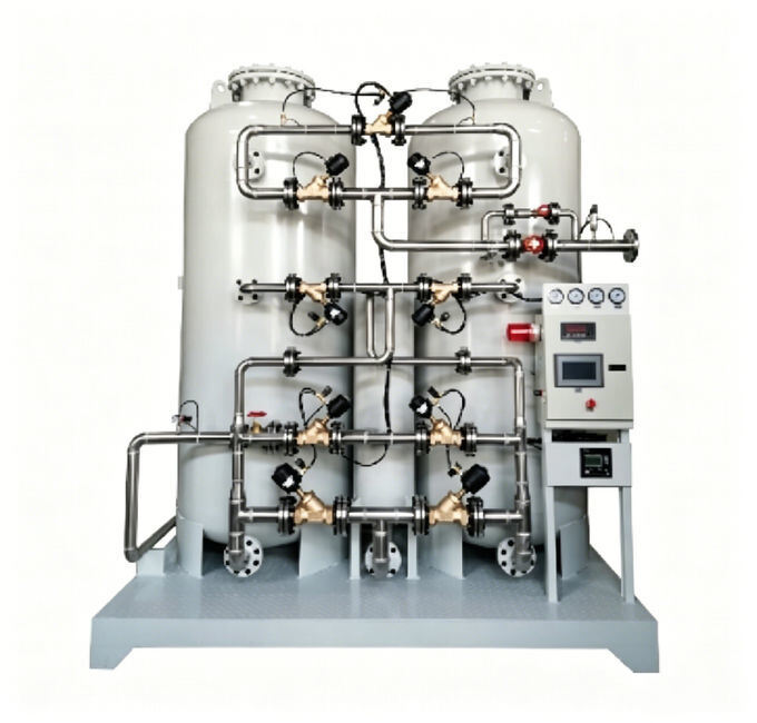 Unenclosed PSA Nitrogen Generator